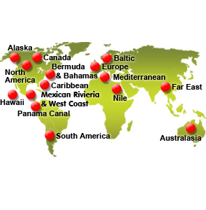 Places to Cruise - Map